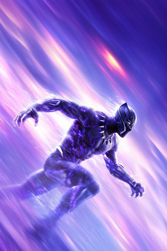 Black Panther Metal Poster
