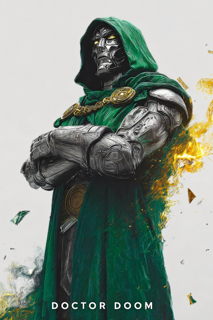 Dr. Doom Metal Poster