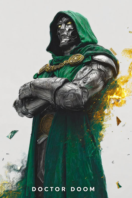 Dr. Doom Metal Poster