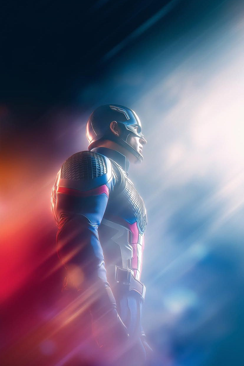 Captain America Metal Poster