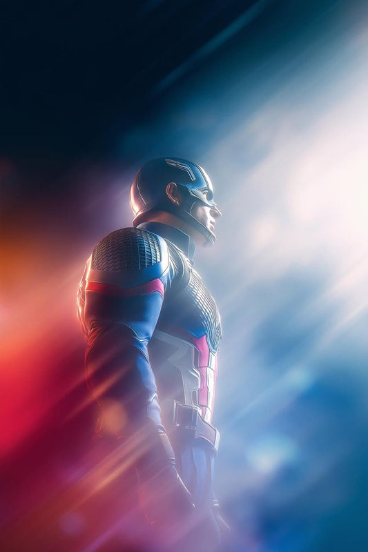 Captain America Metal Poster